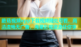 蘑菇视频app下载视频随处可看，高清流畅无广告，海量影视资源任你享