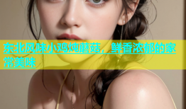 东北风味小鸡炖蘑菇，鲜香浓郁的家常美味